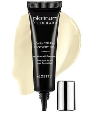 Aloette Advanced Eye Recovery Pro - Anti-Aging Rejuvenating, Peptide-Rich, Moisturizing Eye Treatment Helps Firm, Plump &amp; Smooth for Dark Circles &amp; Tired Eyes - Platinum Skin Care