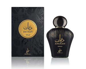 Khadlaj Zayaan Gold ? Spicy Fruity Aromatic Amber ? Eau de Parfum Spray Long-Lasting Fragrance for Men 3.4 Ounce / 100 ml