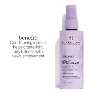 Pureology Style + Protect Instant Levitation Mist For Fine Color-Treated Hair - Volumizes Without Weighing Down Sulfate-Free &amp Vegan
