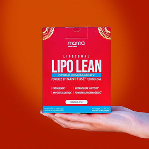Manna Vitamins Evolved Liposomal Lipo Lean, Thermogenic Metabolism Support, Cravings Management, Weight Loss Support for Women, Men, Liposomal Absorption 3500mg CLA, Carnitine, Green Tea, 30 Packets
