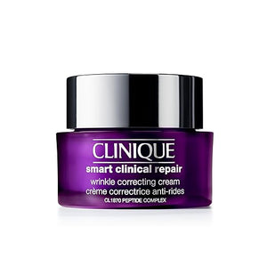 Clinique Smart Clinical Repair Wrinkle Correcting Anti Aging Face Cream With Hyaluronic Acid + Peptides For All Skin Types | Hydrating