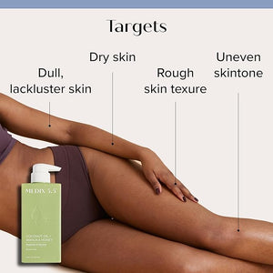 MEDIX 5.5 Coconut Oil Lotion W/ Manuka Honey Cream Skin Care Face Moisturizer &amp; Body Cream | Firming Coconut Oil For Skin Minimizes Look Of Dry Skin, Cellulite, Stretch Marks, &amp; Wrinkles, 2-Pa