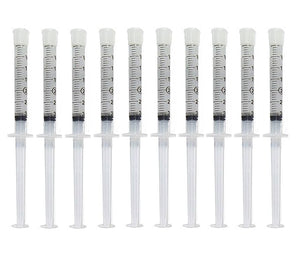 Teeth Whitening Gel Syringe Dispensers 22% Carbamide Peroxide 10 Tooth Bleaching Gel 3ml Syringes