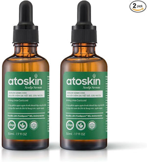 Atoskin Scalp Serum (2 Pack) ? for Seborrheic Dermatitis - with Botanical Extracts Zinc PCA &amp Aquaxyl¢â