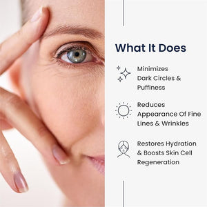 Agelyss Eye-Bag Cream - Deep Hydration - Puffiness Dark Circles and Wrinkles - Paraben-Free Cruelty-Free Vegan - Pack of 6