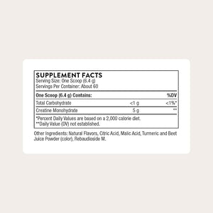 THORNE Creatine - Micronized Creatine Monohydrate Powder - Support for Muscles &amp; Cognitive Function* - for Women &amp; Men - Pineapple Orange - NSF Certified for Sport - 5 g per Serving - 60 Servi