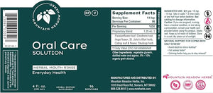Oral Care Solution - 4 oz - Dental Health Support