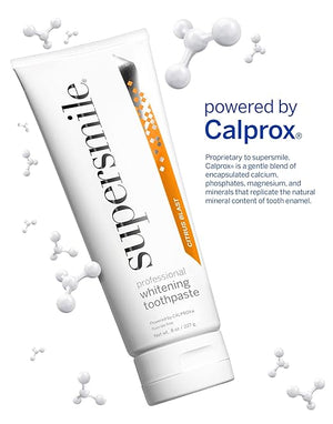 Supersmile Professional Teeth Whitening Toothpaste - Fluoride Free for Visibly Brighter Smile - Whitens up to 6 Shades