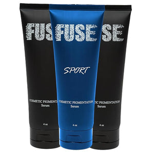 Scalp Micropigmentation Aftercare Lotion - Anti Shine Formula new and improved - Fast Absorbing and Scalp Micropigmentation - Made in The USA - 4oz (Pack of 3) (2 BLACK 1 BLUE)