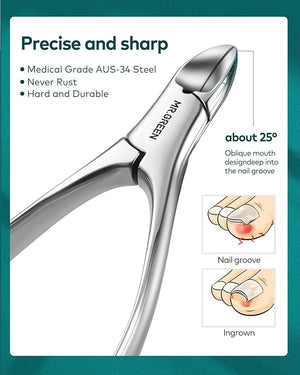 Manicure Set 8 in 1Professional Pedicure kitStainless Steel Manicure KitPortable Travel Grooming Kit Nail Care ToolsNail Clippers Pedicure Tools with Leather Travel Case (Brown)