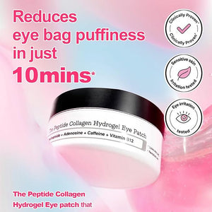 Collagen Collagen Hydrogel Eye Masks for Puffy Eyes and Dark Circles, 60 Piece Set Skin Care Eye Patch (2PCS)