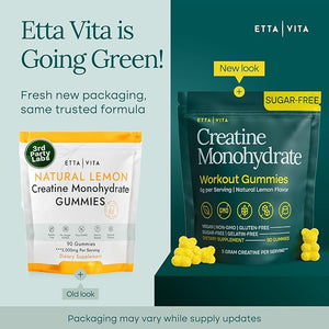 Sugar-Free Creatine Monohydrate Gummies 5gram per Serving Potent Creatine Gummies for Men &amp Women Supplement for Muscle Support Cellular Energy &amp Cognitive Function Gluten-Free