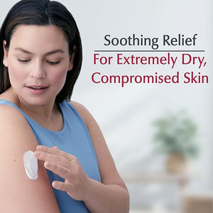 Eucerin Original Healing Cream Unscented Body Cream for Extremely Dry Sensitive and Compromised Skin Emollient Enriched Body Moisturizer 16 Oz Jar Pack of 2