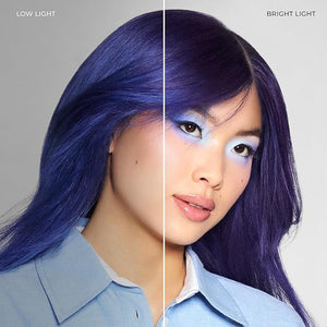 XMONDO Color Blue + Purple Shade Shift ? Blue Purple Dye with Bond Booster &amp Hyaluronic Acid 8 oz