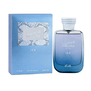 RASASI Hawas Ice for Men Eau de Parfum 100ml(3.38 Oz) Premium Arabian Fragrance