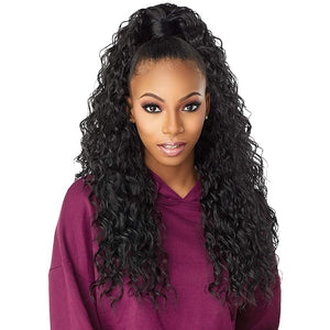 Sensationnel Instant Updown Halfwig Pony - Iud 2 4 Style in 1 Half Wig And Pony Drawstring (1B OFFBLACK)