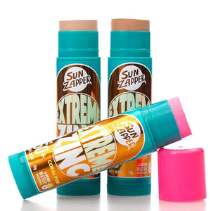 Sun Zapper Extreme Zinc Sunscreen Stick Beauty Pack ? SPF 50+ Sunblock in Tan Bronze &amp Pink ? Made in Australia
