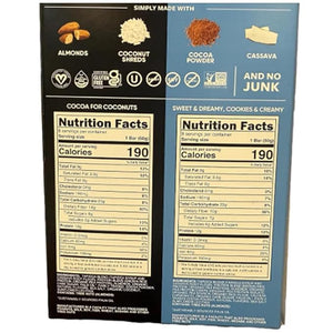 TRUBAR Plant Based Protein Bars Sweet &amp Dreamy Cookies &amp Creamy and Cocoa for Coconuts Variety Pack 12g Protein 16 Bars 1.76 oz Each.