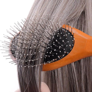 Women Massage Hairbrush Scalp Massagers Wood Hair Brushes Air Cushion Hair Combs Massage Tools Hair Combs
