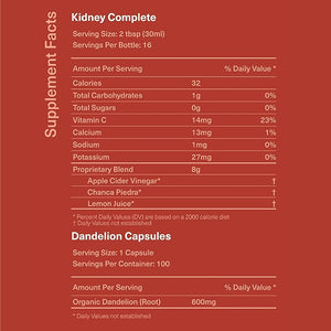 Kidney Complete Bundle - Full Kidney Cleanse &amp Detox Support
