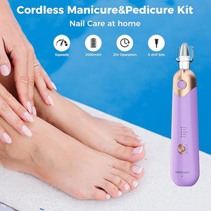 Professional Manicure and Pedicure Set Kit, Pedicure Tools for feet, Electric Nail Drill Nail File Set, Hand Foot &amp; Nail Tools