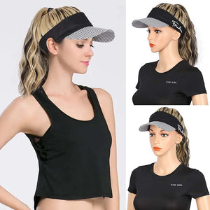 Women's Baseball Hat Wig - Short Curly Hair Wool Ponytail Braid Wavy