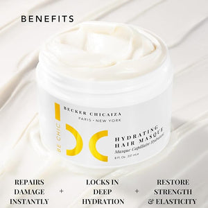 Hydrating Hair Masque by Becker Chicaiza ? Damage Repair, Plant-Based, Shine Boosting, Color-Safe Hair Treatment