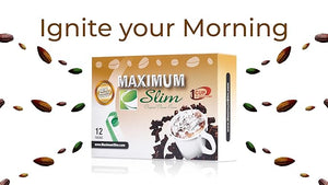 Maximum Slim Premium Instant Cocoa ? Creamy Delicious 4-in-1 Formula with Natural Herbal Extracts for Energy &amp Vitality Maximum Satisfaction &amp Taste. No Side Effects (Laxative-Free) ?USA Mad