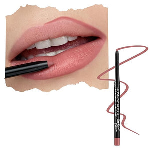 Runway Rogue Designer Liner Lip Pencil, Matte Soft Pink-Mauve Lip Liner Pencil and Lip Liner Sharpener, ¡®A List¡¯