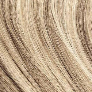 Luxy 100% Remy Human Hair Extensions for Thin Hair Thinning Hair Fill-Ins ? 6 Seamless Wefts Multi-Dimensional Color Blend - Natural-Looking Volume &amp; Coverage 80 grams 16" Dimensional Cream Blonde