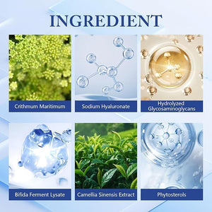 Mens Eye Bags Treatment Cream Instant Eye Serum for Dark Circles Wrinkle Smoothing Serum with Peptide &amp Collagen Lightweight Moisturizer - 20ml