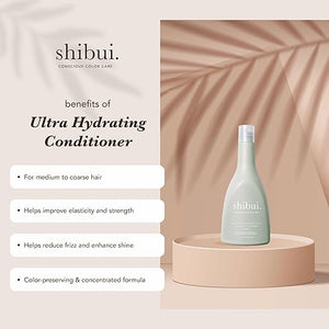 SHIBUI Conscious Color Care Ultra Hydrating Conditioner with Shea &amp Hyluronic Acid - Silicone Free for Healthy and Clean Hair Medium to Coarse Fl Oz