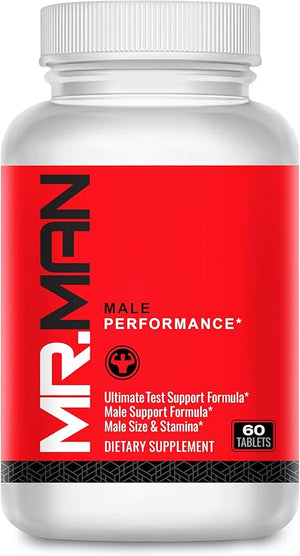 Mr Man - Male Performance and Enlargement Pills for Men - Increase Size Drive Strength and Endurance - Add Up to 6¡± Fast With Boosted Performance - 60 Tablets