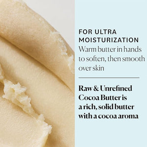 Sky Organics Cocoa Butter for Body 100% Raw &amp Unrefined Ultra-Moisturizing Butter to Deeply Hydrate &amp Condition Skin Promotes Smooth Skin Tone &amp Texture Suitable for Tight or Extra Dry