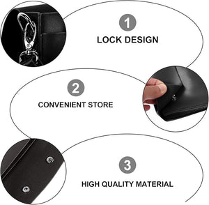 Scissors Pouch for Hairdressers Cowhide Barber Waist Bag for Tools Accessories Lightweight Compact Design for Combs Scissors and Hairpins Professional Hairdressing Organizer