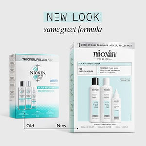 Nioxin Scalp Recovery Anti-Dandruff System Kit | For Itchy &amp Flaky Scalp | Pyrithione Zinc | Trial Size