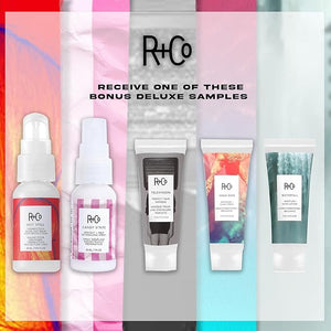 R+Co Gemstone Color Shampoo &amp Conditioner Set + Deluxe Sample (0.5oz) | Protects Color Repairs &amp Nourishes | Vegan + Cruelty-Free | 33.8oz (Pack of 2)
