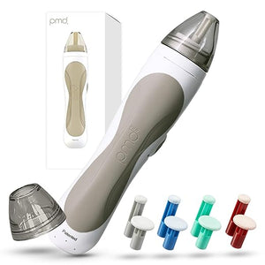 PMD Personal Microderm Pro - At-Home Microdermabrasion Machine with Kit for Face &amp Body Exfoliating Crystals and Vacuum Suction for Fresh Radiant Skin &amp High Low Speed Option(Pack of 1)