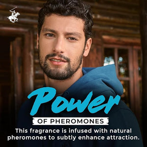 Beverly Hills Polo Club Sexy+ Pheromones Men's EDP Gift Set | 3x 1oz/30ml Slider Collection (PLAYER, ALPHA, BOSS) | Long-Lasting, Travel Cologne for Him | Boost Confidence &amp; Attraction