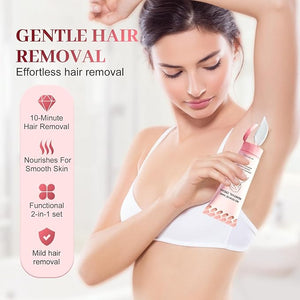 No Shave Hair Removal Cream 5-Minute Hair Removal Cream for Sensitive Skin Fast and Gentle Moisturizing &amp Nourishing Formula for Women (1)