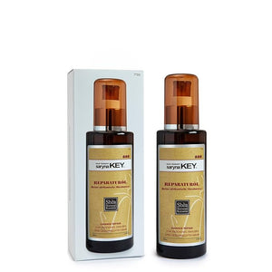 Saryna Key Hair Oil for Damage Repair - Pure African Shea Butter with Keratin &amp Vitamin E for Hair Treatment - Frizz Control &amp Split End Repair Hair Serum - Moisturizes Shines Softens (105ml