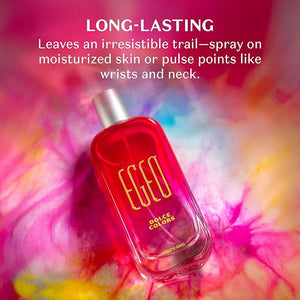 O BOTICARIO Egeo Dolce Colors Eau de Toilette Floriental Fruital Scented Fragrance Perfume for Women 3 Ounce