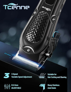 Hair Clippers for MenProfessional Barber ClippersCordless&ampCorded Barber Clippers for Hair Cutting &amp Grooming Rechargeable Beard Trimmer