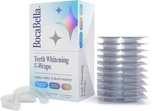 Teeth Whitening U-Wraps ? 10 Treatments ? 15% Hydrogen Peroxide, Enamel-Safe, No Harsh Sensitivity ? Patented Strip Design with Aloe, Calendula &amp; Peppermint ? Fast, Even Whitening