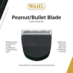 Wahl Professional Standard Snap-On Bullet/Bullet Unplugged Blade Easy Maintenance Fits Black Peanut and Sterling Bullet