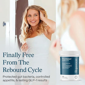 Provitalean Metabolism Fuel for Women | Mute Cravings for Belly Fat &amp Resistant Waistlines | B420 Probiotic Morosil Chromium | Vegetarian Stimulant-Free Gluten-Free | 30 Ct