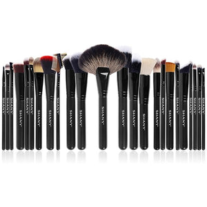 SHANY Makeup Brushes The Masterpiece Pro Signature Makeup Brush Set - Foundation Powder Concealers Eye Shadow brushes Synthetic Bristle with Wooden handles Premium Gift Packaging - 24pcs
