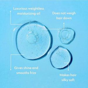 No nothing Hair Oil Unscented Lightweight Serum for Curly Frizzy Dry &amp Damaged Hair Frizz Control Smoothing &amp Moisturizing Serum for Women Fragrance Free Vegan &amp Cruelty-Free 1.7 f