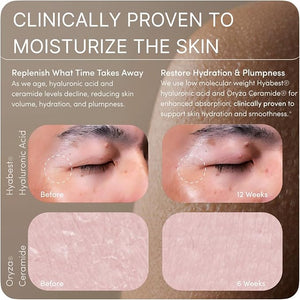 GLOW Anti Aging Supplement - Hyabest¢ç Hyaluronic Acid Phytoceramides 5000 mcg Biotin Vitamin A C E Zinc - Hair Skin Nails Vitamins for Women &amp Men - Wrinkles &amp Skin Hydration - 60 Capsul