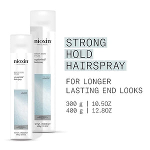 NIOXIN Density Defend Styling Strong Hold Hairspray For Long-Lasting Hairstyles Humidity Resistant 10.6 Fl oz.